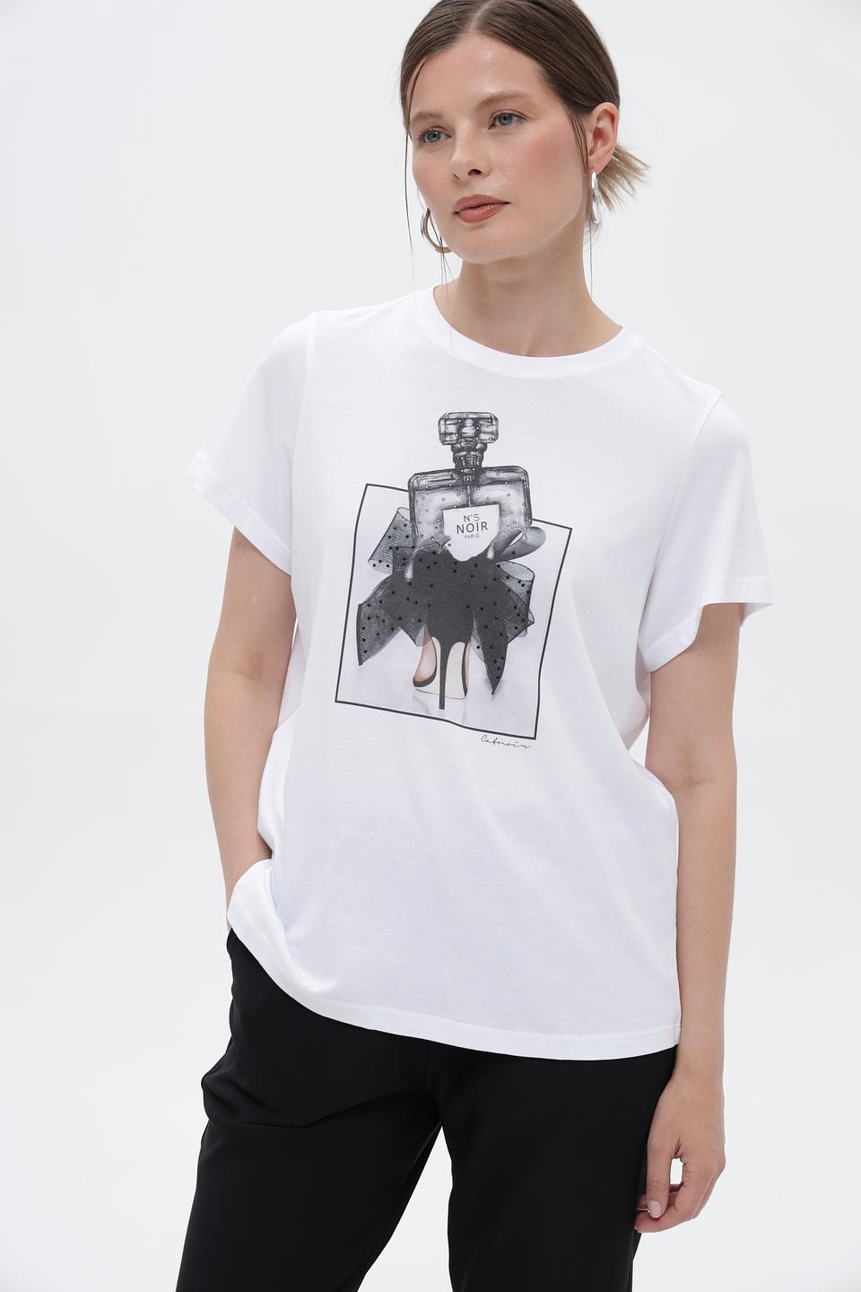 Футболка Catnoir с принтом "Парфюм"