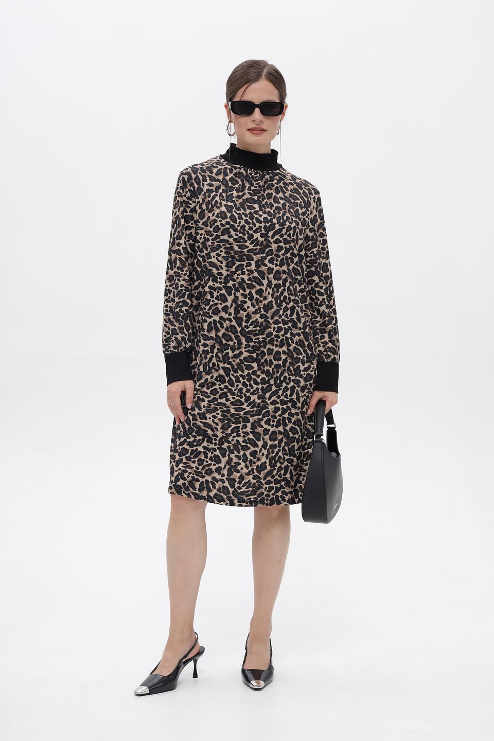 Платье Miss Lagotte с леопардовым принтом