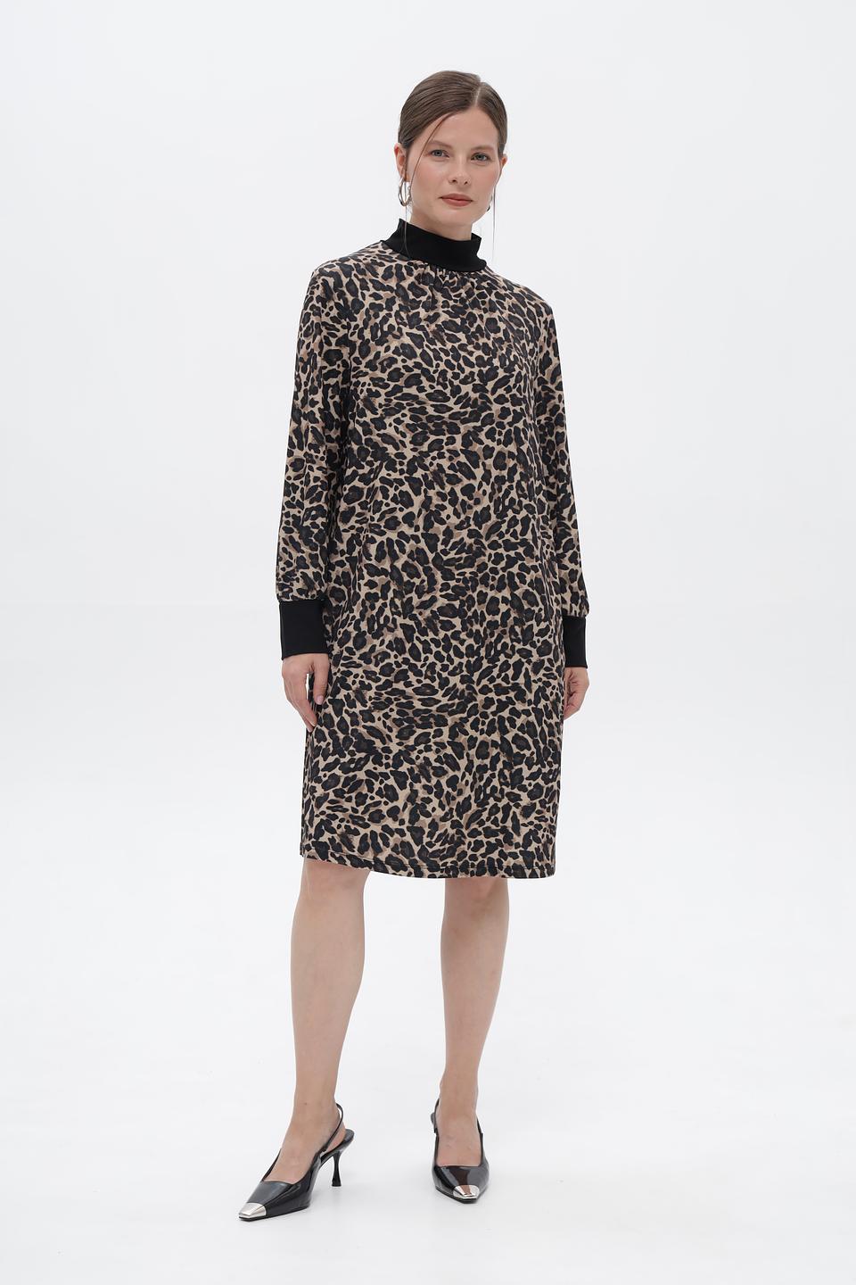 Платье Miss Lagotte с леопардовым принтом