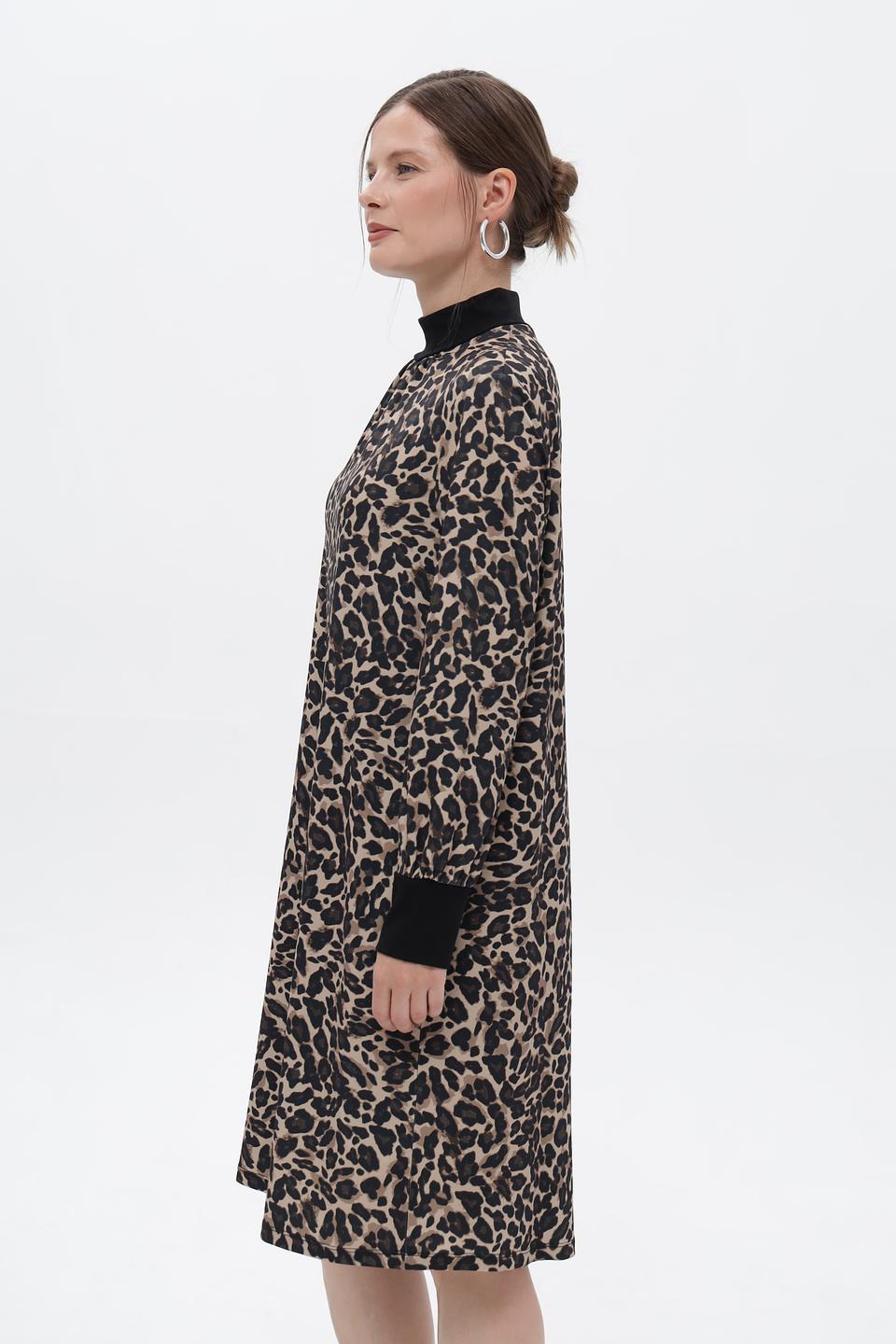 Платье Miss Lagotte с леопардовым принтом