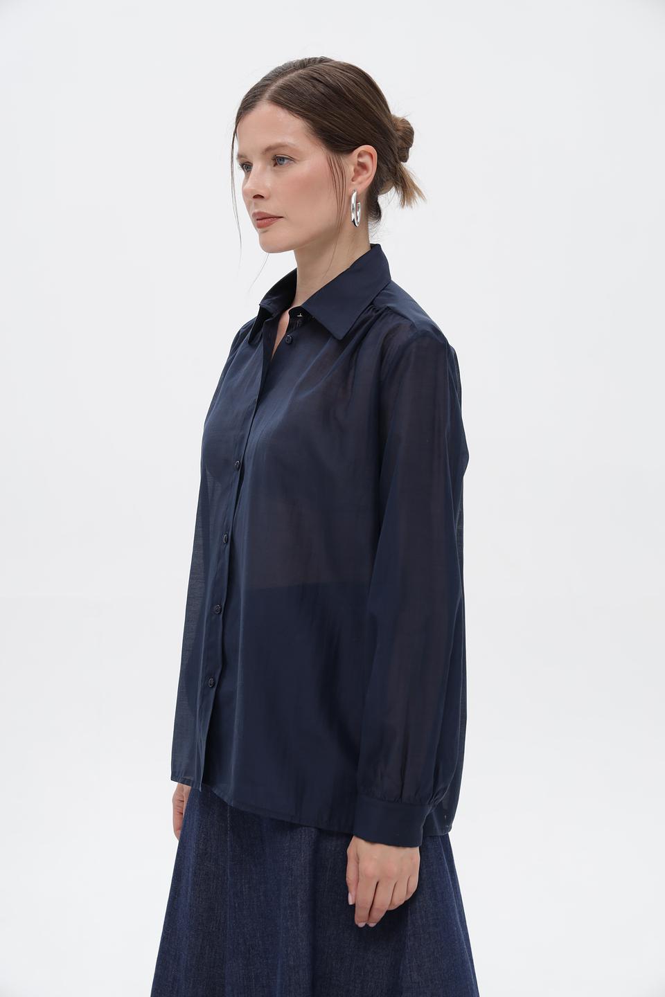 Блузка Croche с длинным рукавом