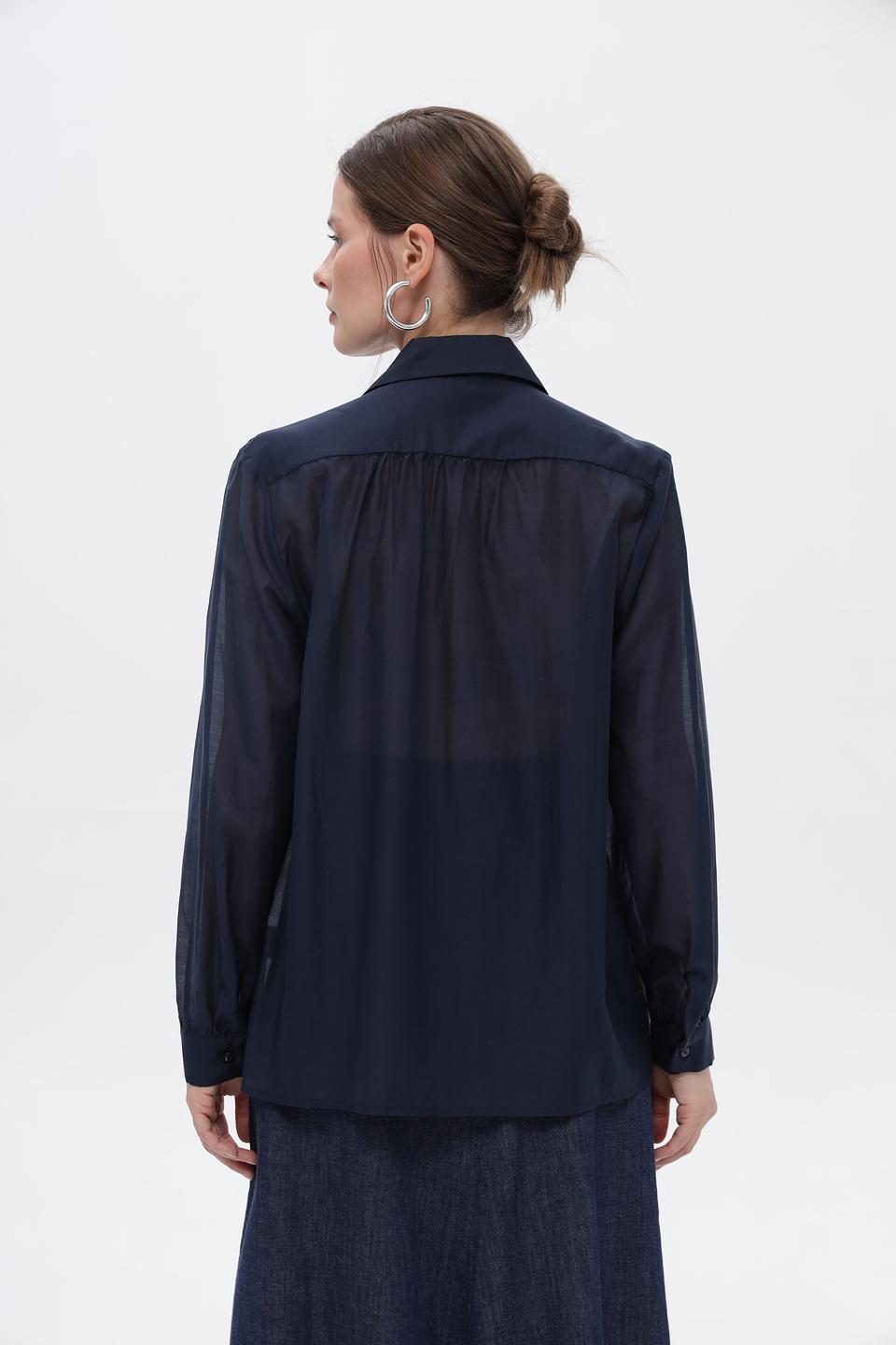 Блузка Croche с длинным рукавом