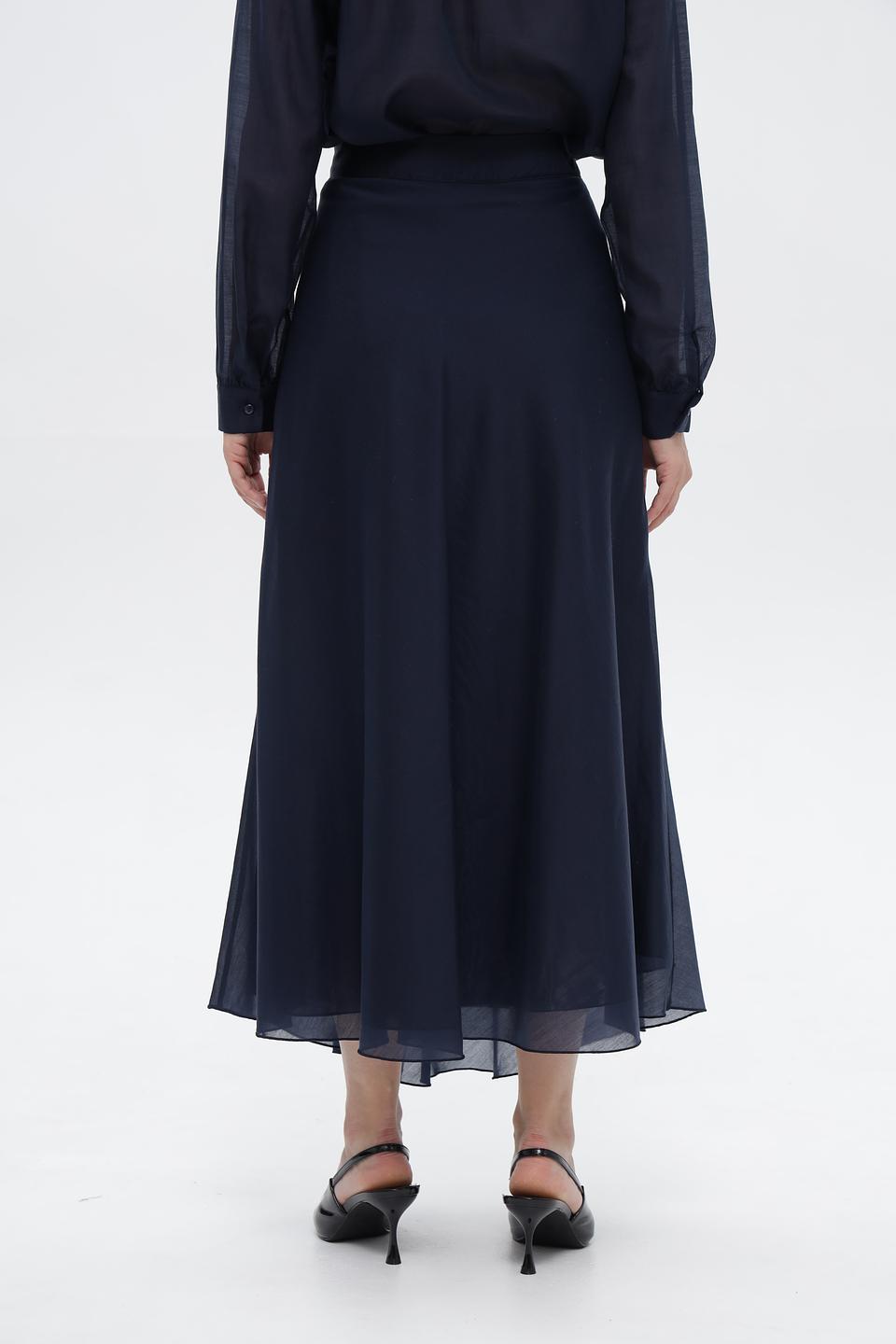 Юбка Croche женская темно-синяя