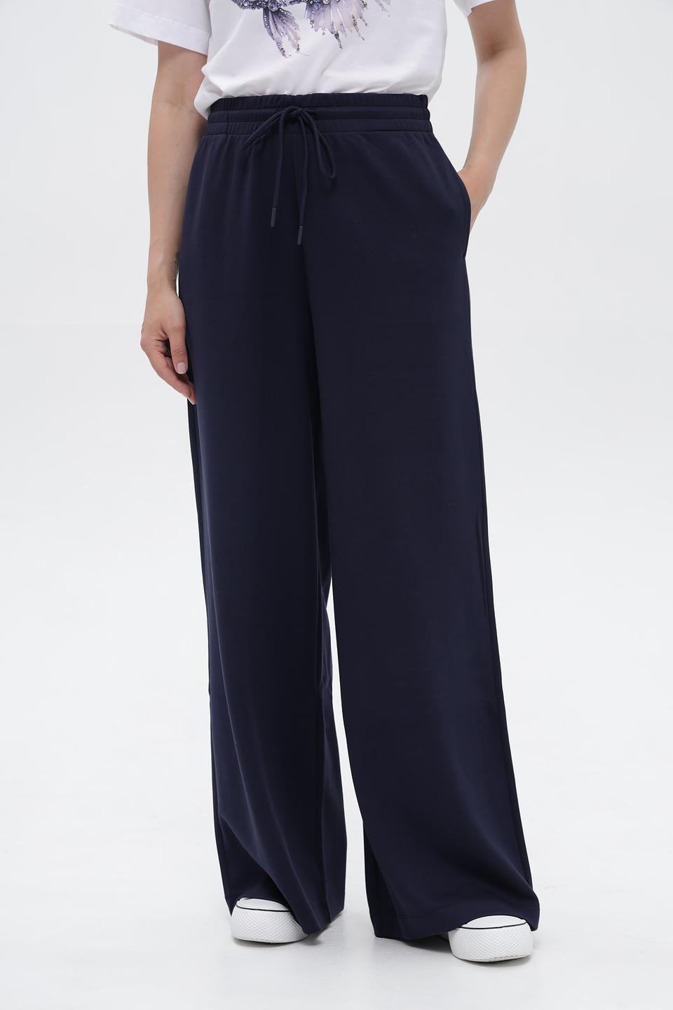 Брюки палаццо Miss Lagotte тёмно-синие
