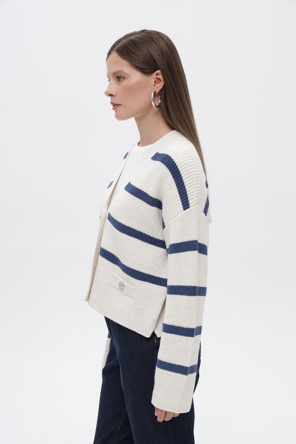 Жакет Oui в полоску