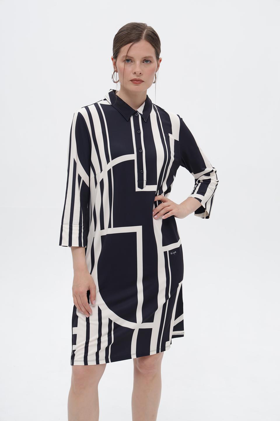 Платье Miss Lagotte геометричное