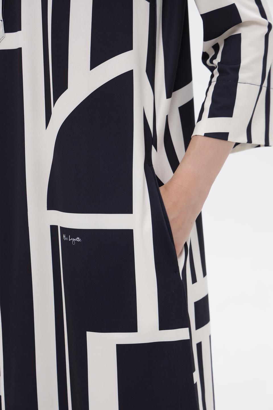 Платье Miss Lagotte геометричное