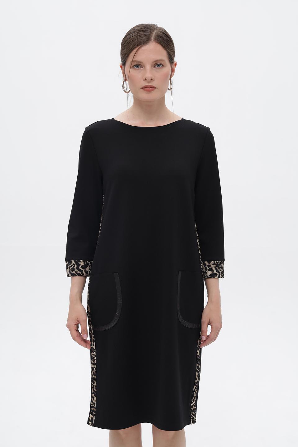 Платье Betty Barclay с леопардовыми деталями