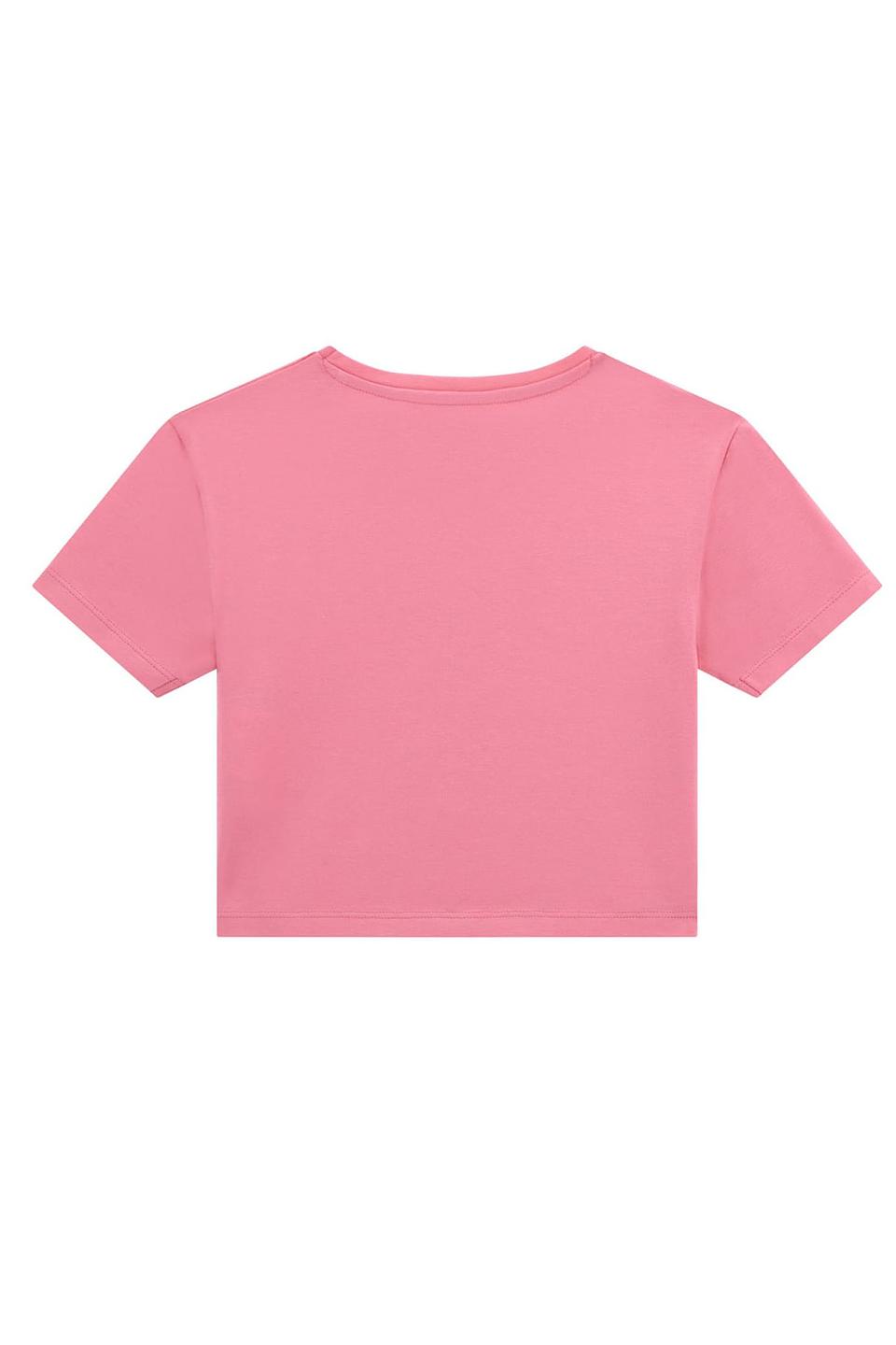 Футболка Guess дев. с чихуахуа розовый