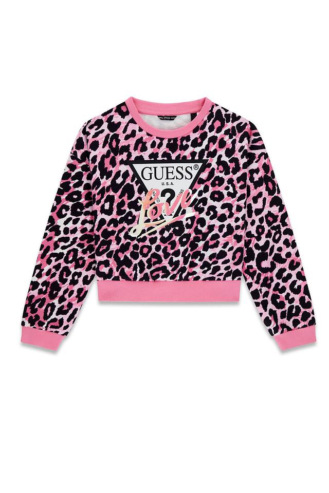 Джемпер Guess с леопардовым принтом