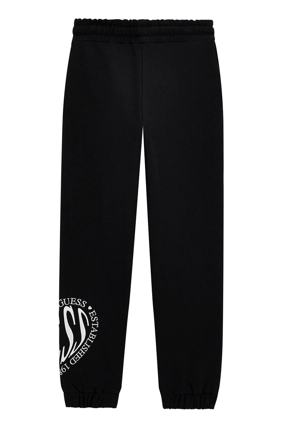 Джинсы Guess чёрные с логотипом