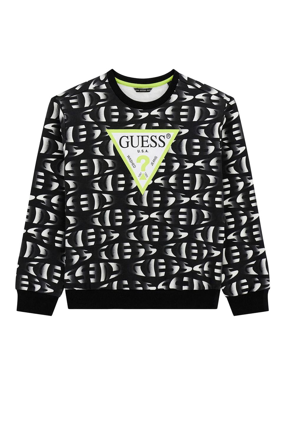 Джемпер Guess с принтом чёрный
