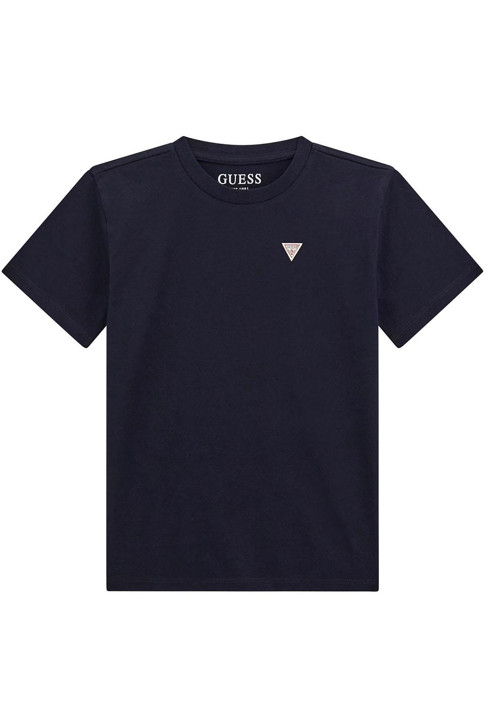 Футболка Guess синяя с логотипом