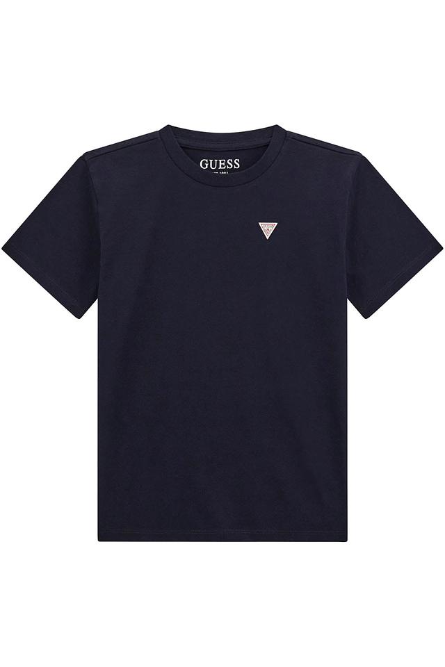 Футболка Guess синяя с логотипом
