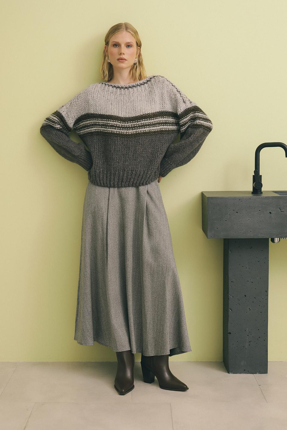 Пуловер Catnoir полосатый