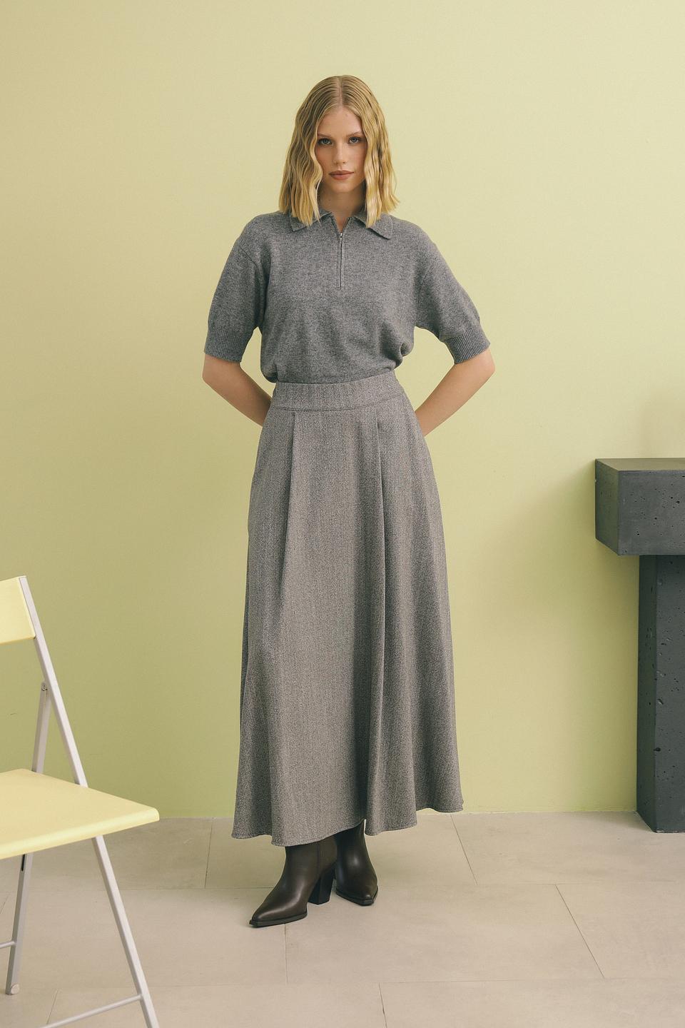 Пуловер Oui с коротким рукавом