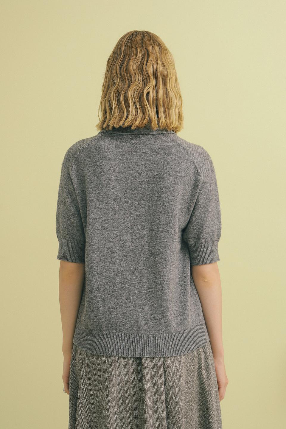 Пуловер Oui с коротким рукавом
