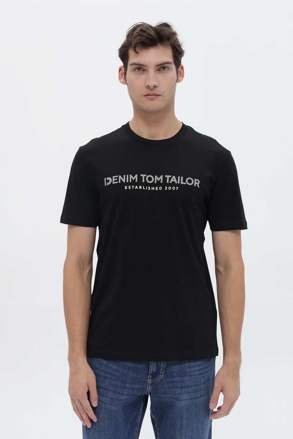Футболка Tom Tailor denim чёрная