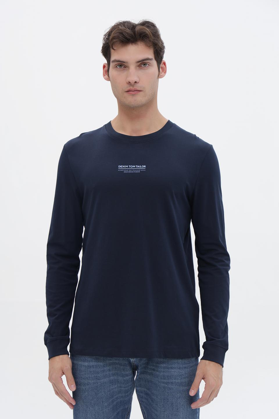 Футболка Tom Tailor denim темно-синяя