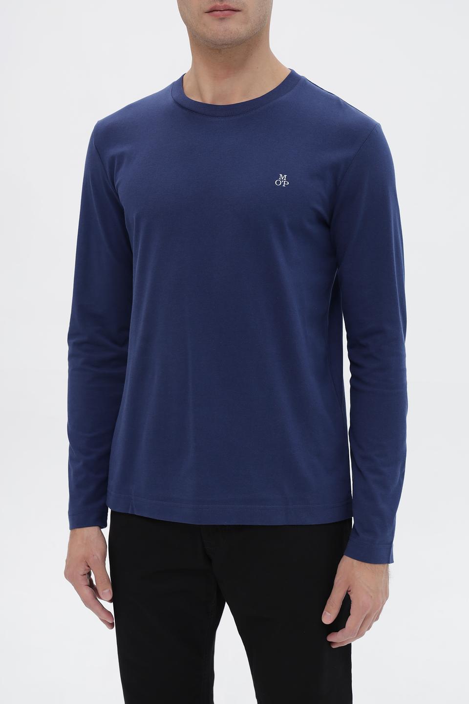 Футболка Marc O Polo men синяя с длинным рукавом