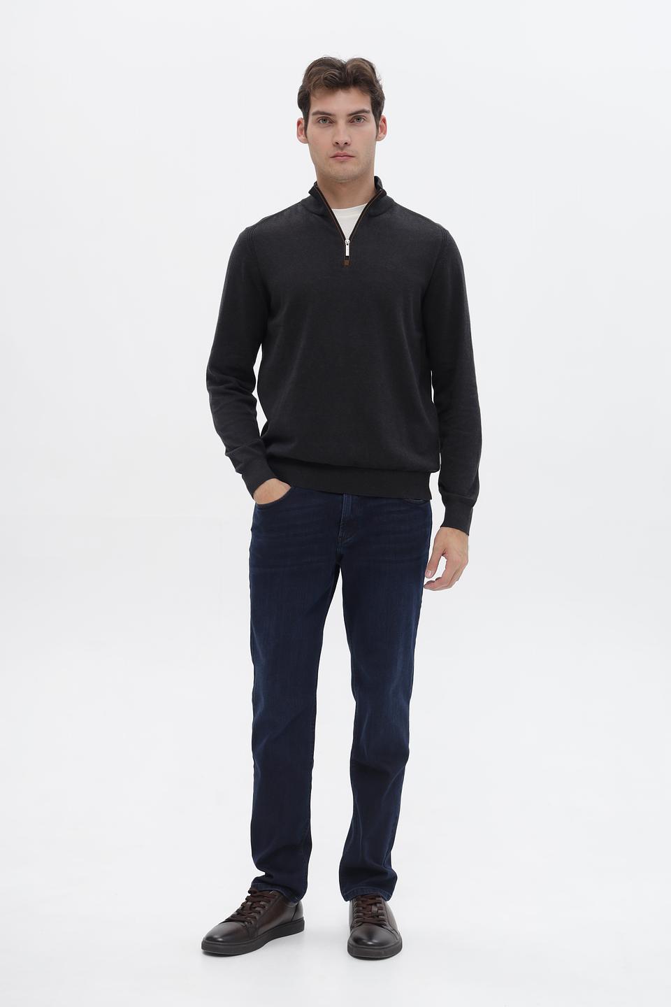 Джемпер Bugatti с молнией чёрный