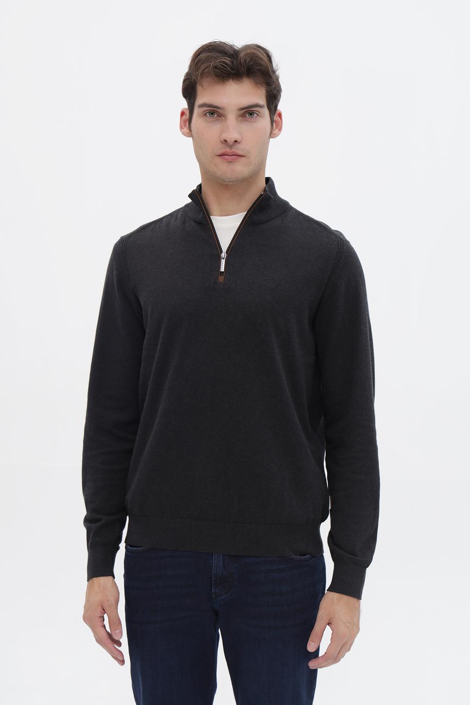 Джемпер Bugatti с молнией чёрный