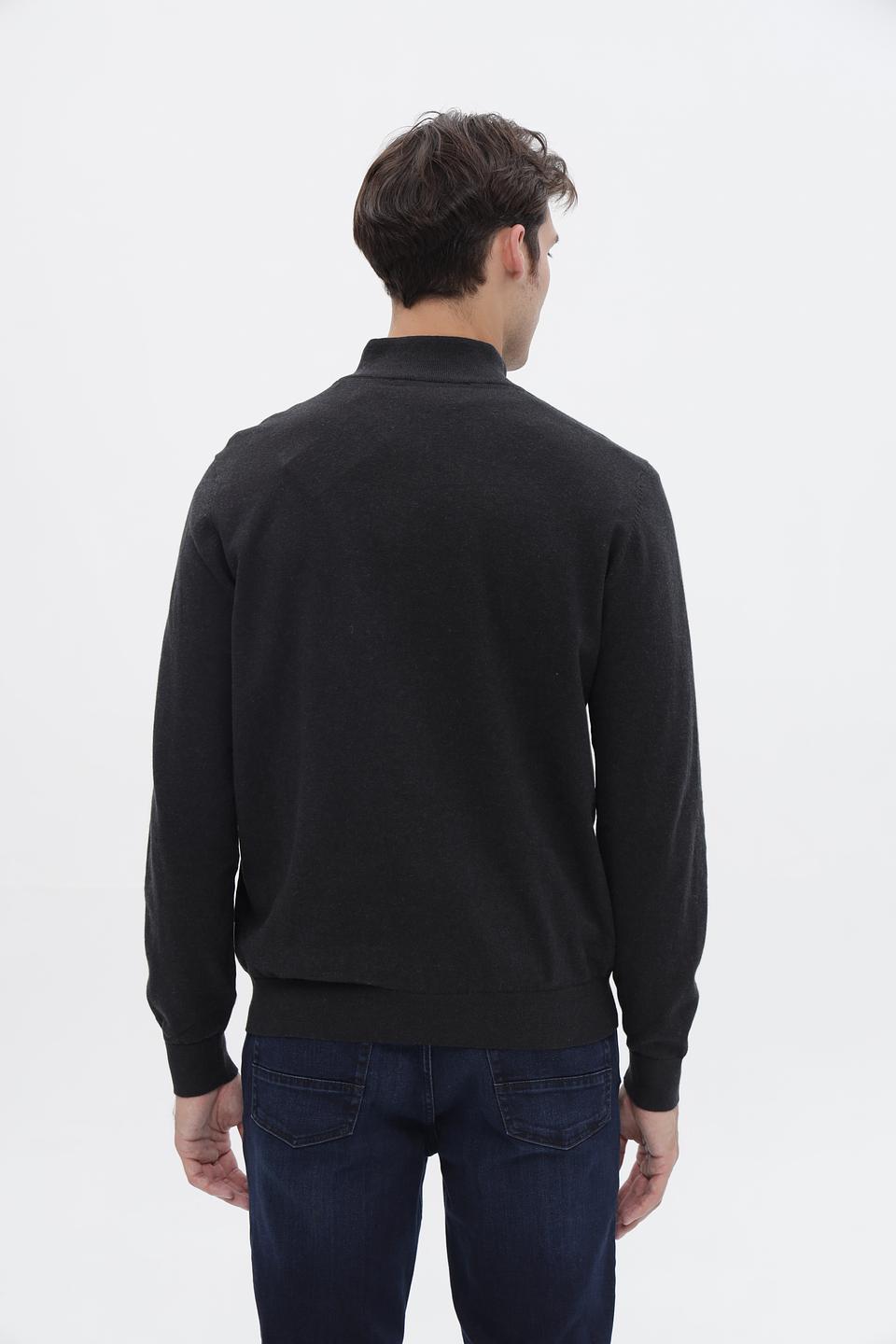 Джемпер Bugatti с молнией чёрный