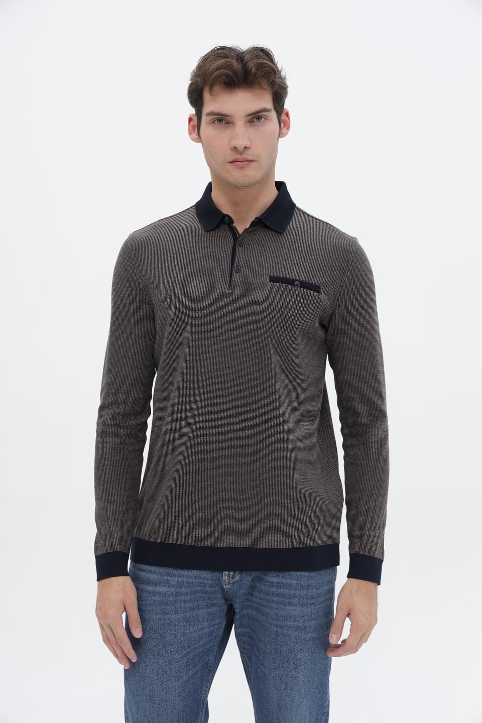 Джемпер Bugatti с воротником-поло