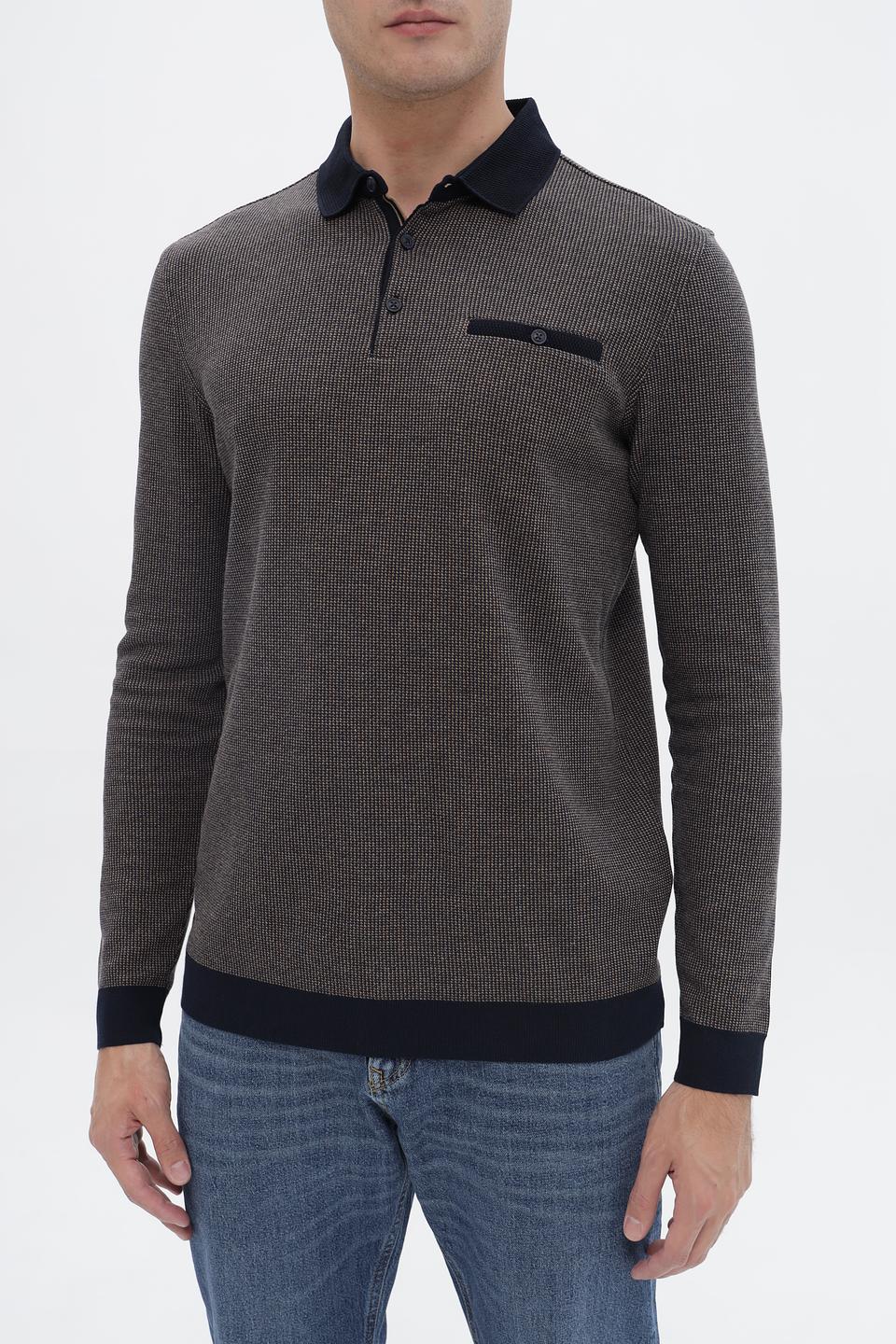 Джемпер Bugatti с воротником-поло