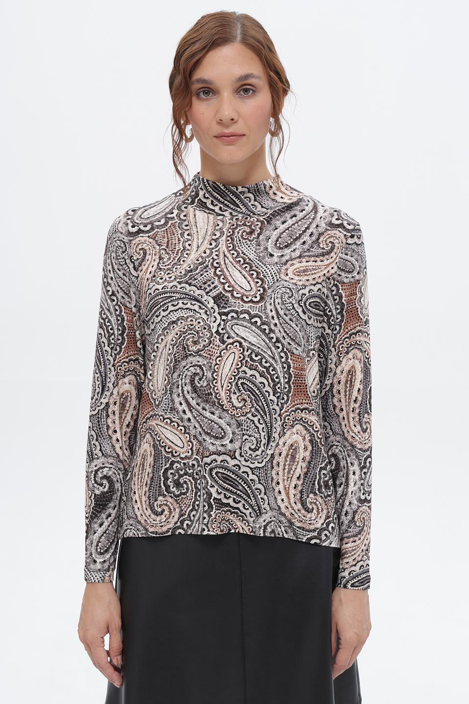 Блуза Gollehaug с принтом пейсли