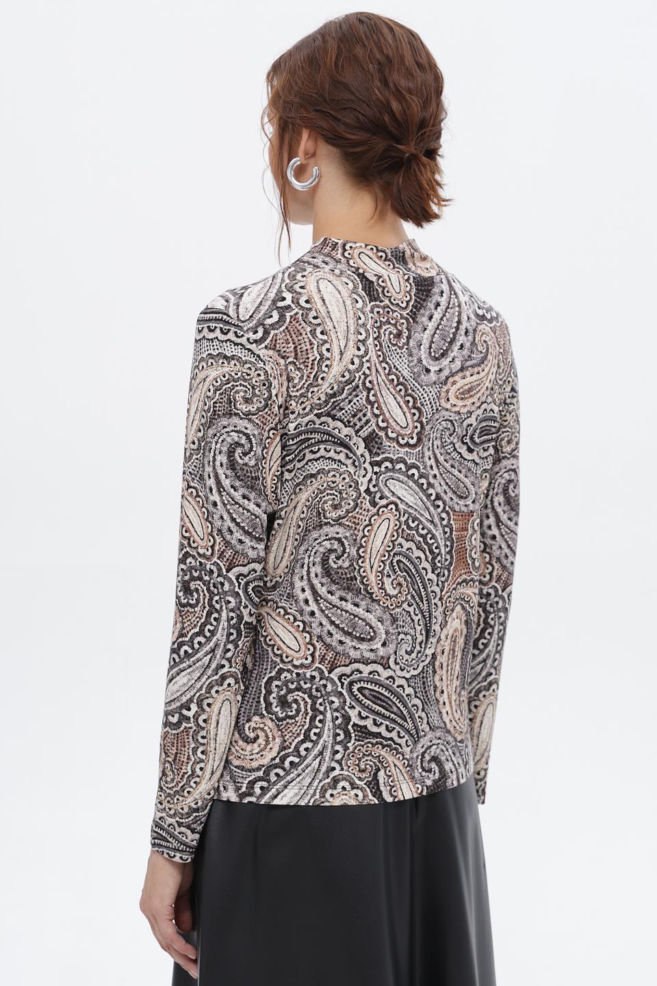 Блуза Gollehaug с принтом пейсли