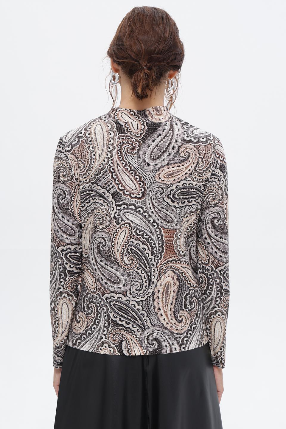 Блуза Gollehaug с принтом пейсли