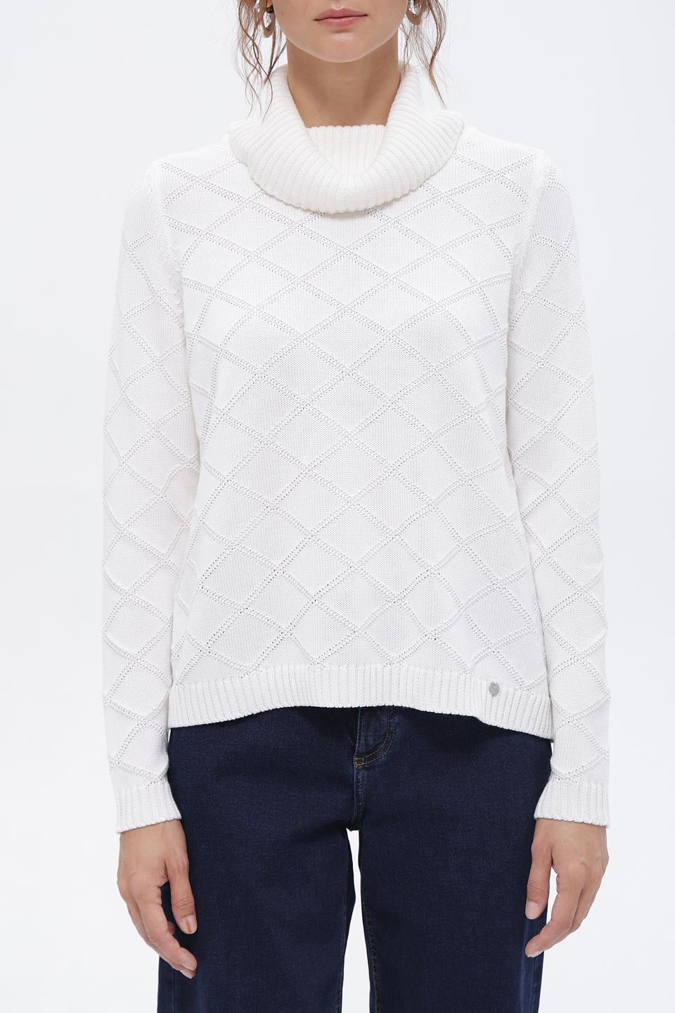 Пуловер Gollehaug с ромбами