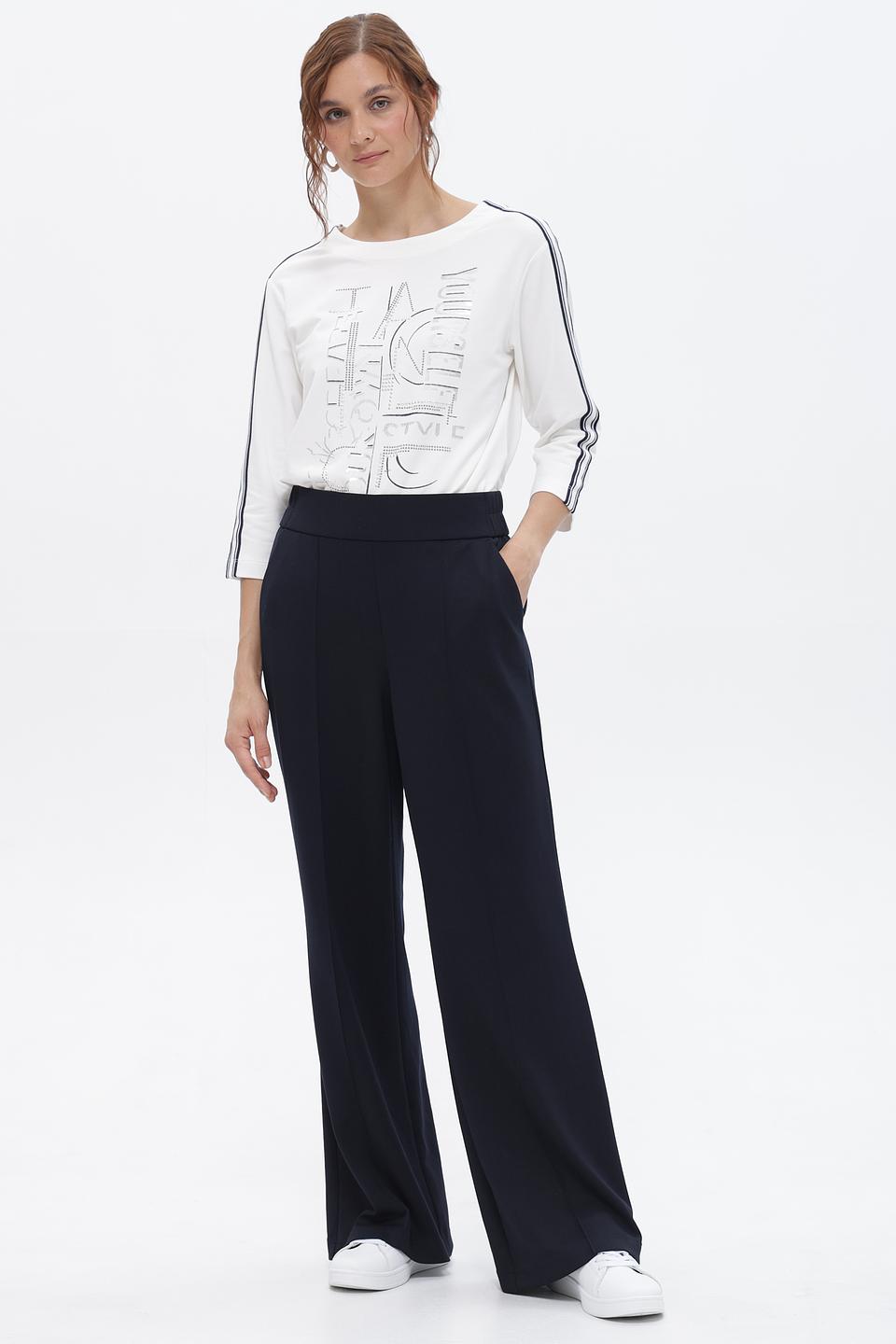 Брюки Tuzzi клёш темно-синие