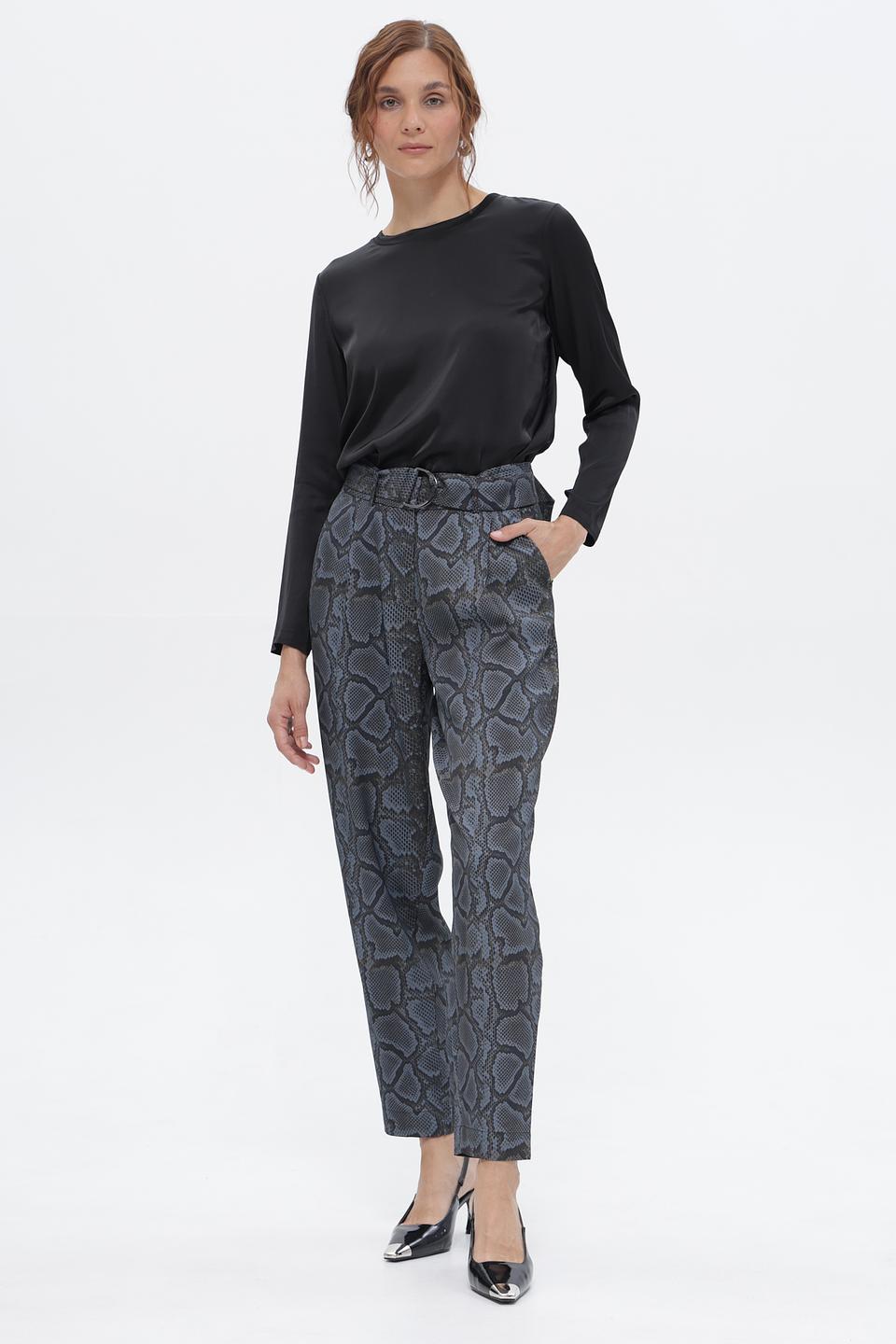 Брюки Catnoir с принтом reptile