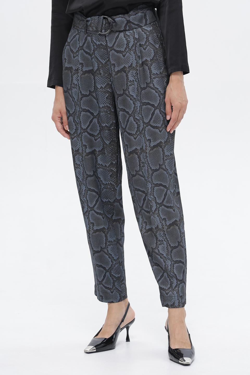 Брюки Catnoir с принтом reptile