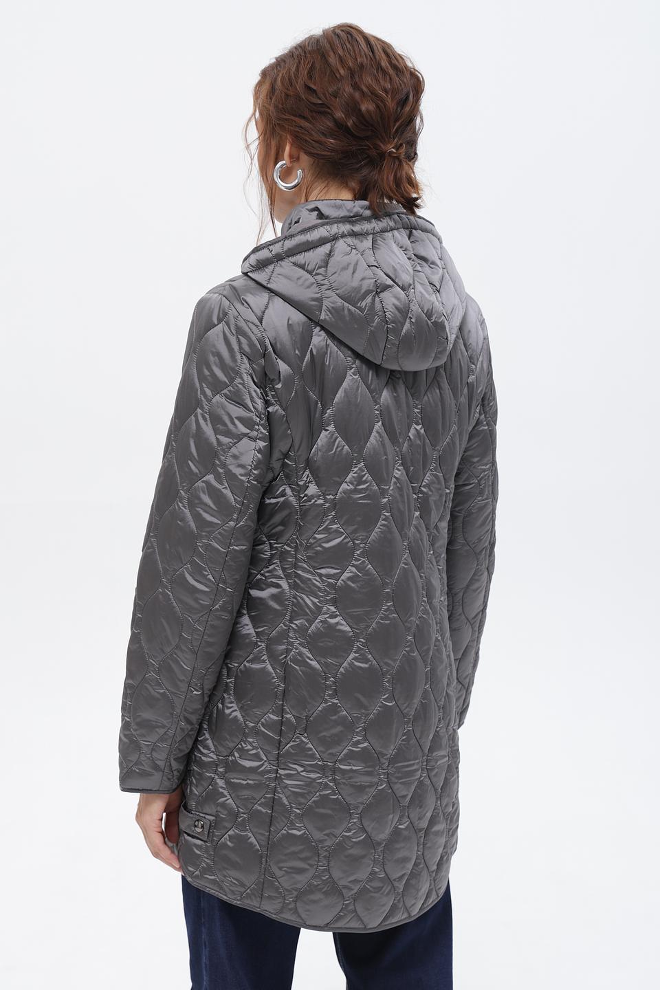 Пальто стеганое Betty Barclay серое