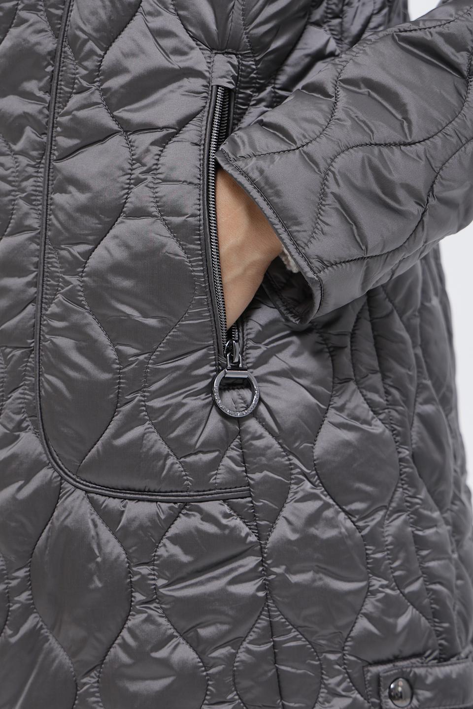 Пальто стеганое Betty Barclay серое