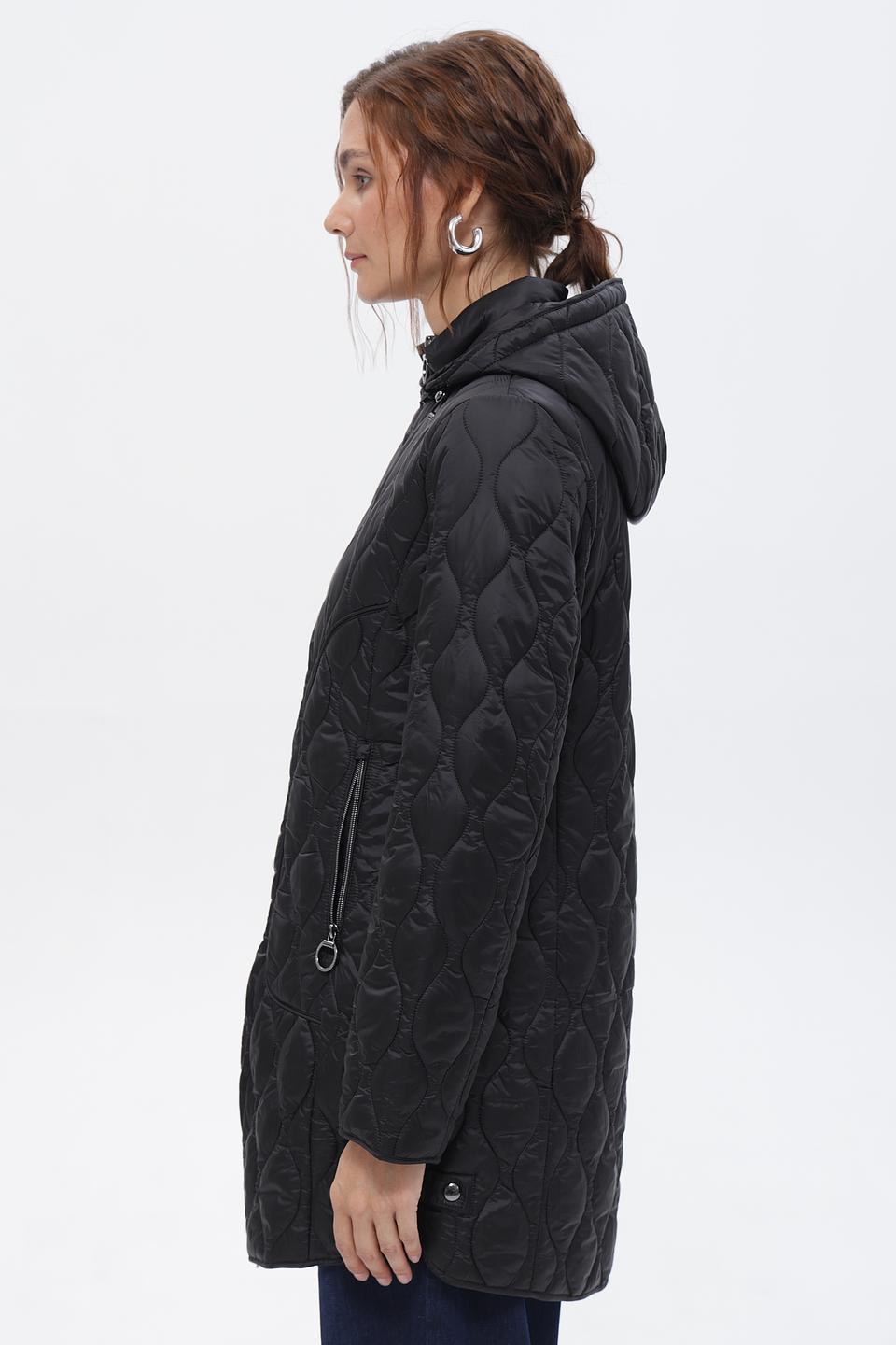 Пальто стеганое Betty Barclay черное