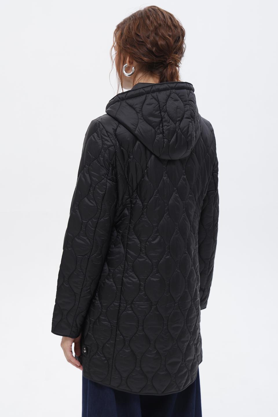 Пальто стеганое Betty Barclay черное