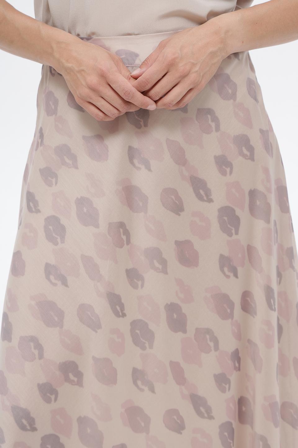 Юбка Croche с абстрактным принтом