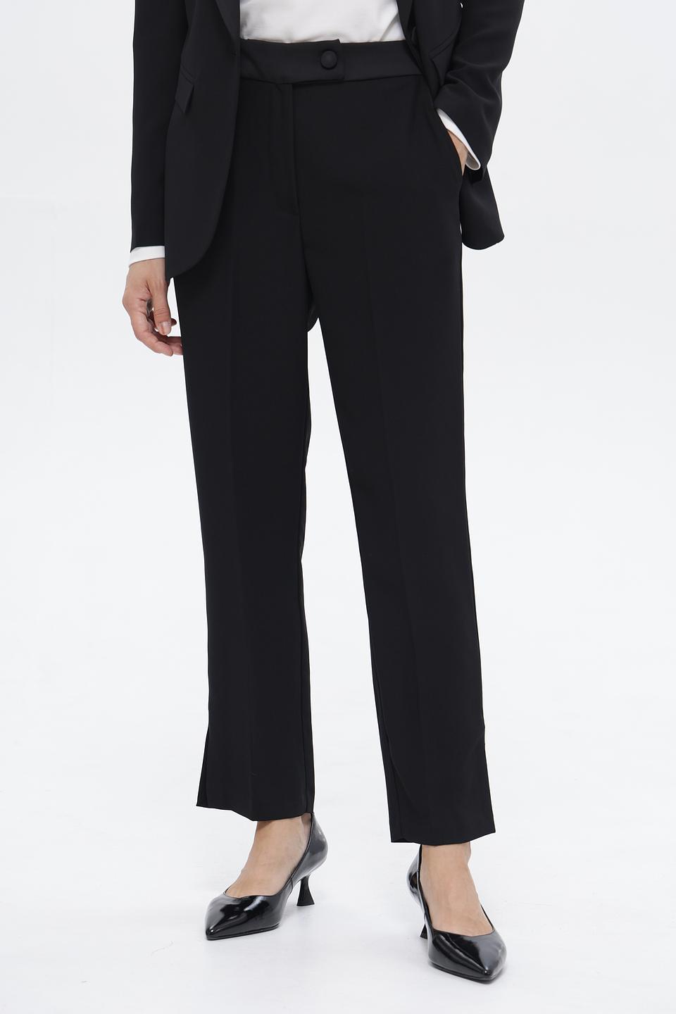 Брюки Croche классические черные