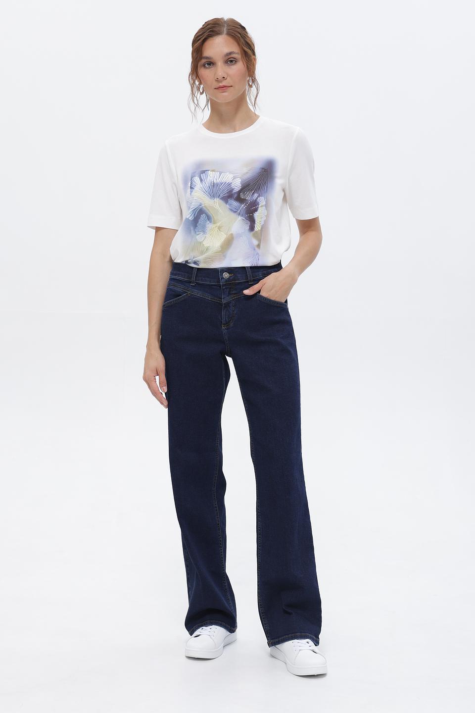 Джинсы Angels прямого кроя синие