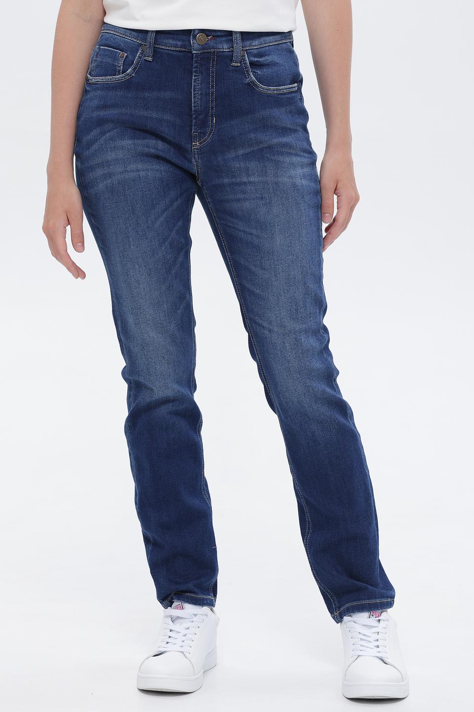 Джинсы Cambio прямые, синие