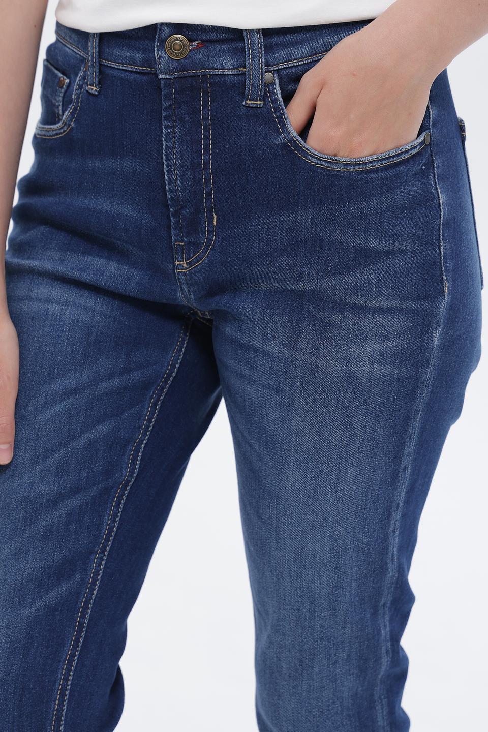 Джинсы Cambio прямые, синие