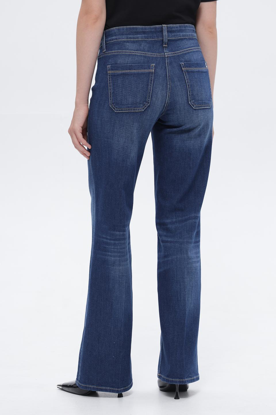 Джинсы Cambio клеш синие