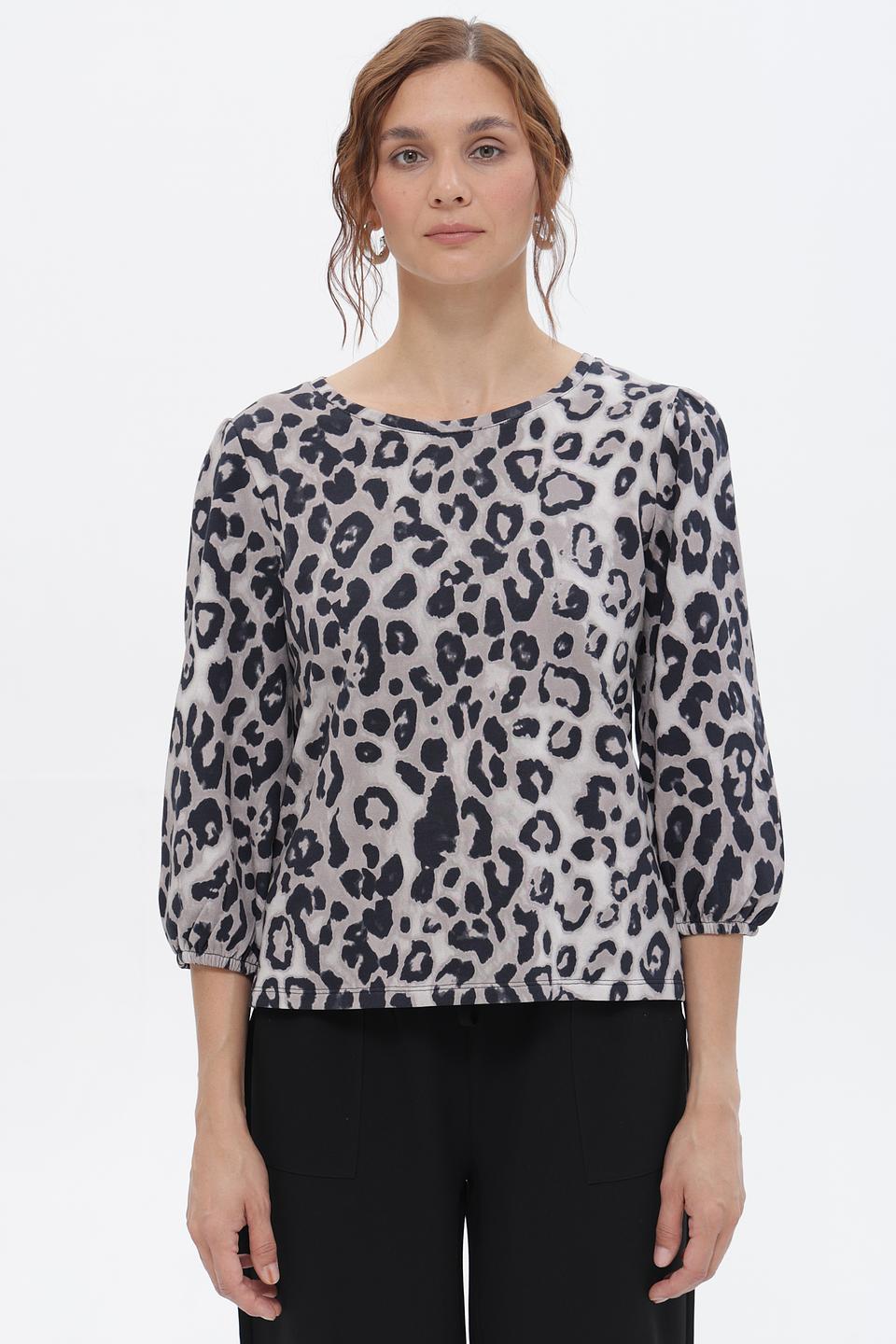Футболка Monari с леопардовым принтом