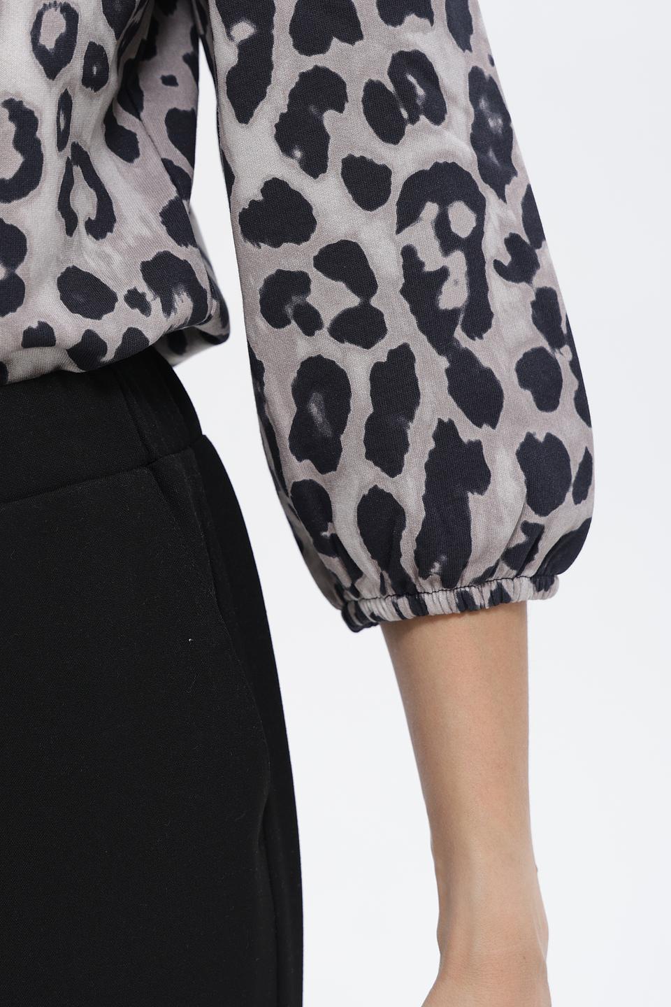 Футболка Monari с леопардовым принтом