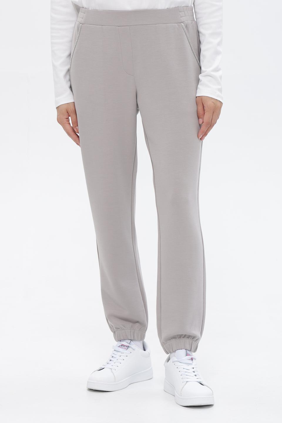 Брюки Monari серые с манжетами