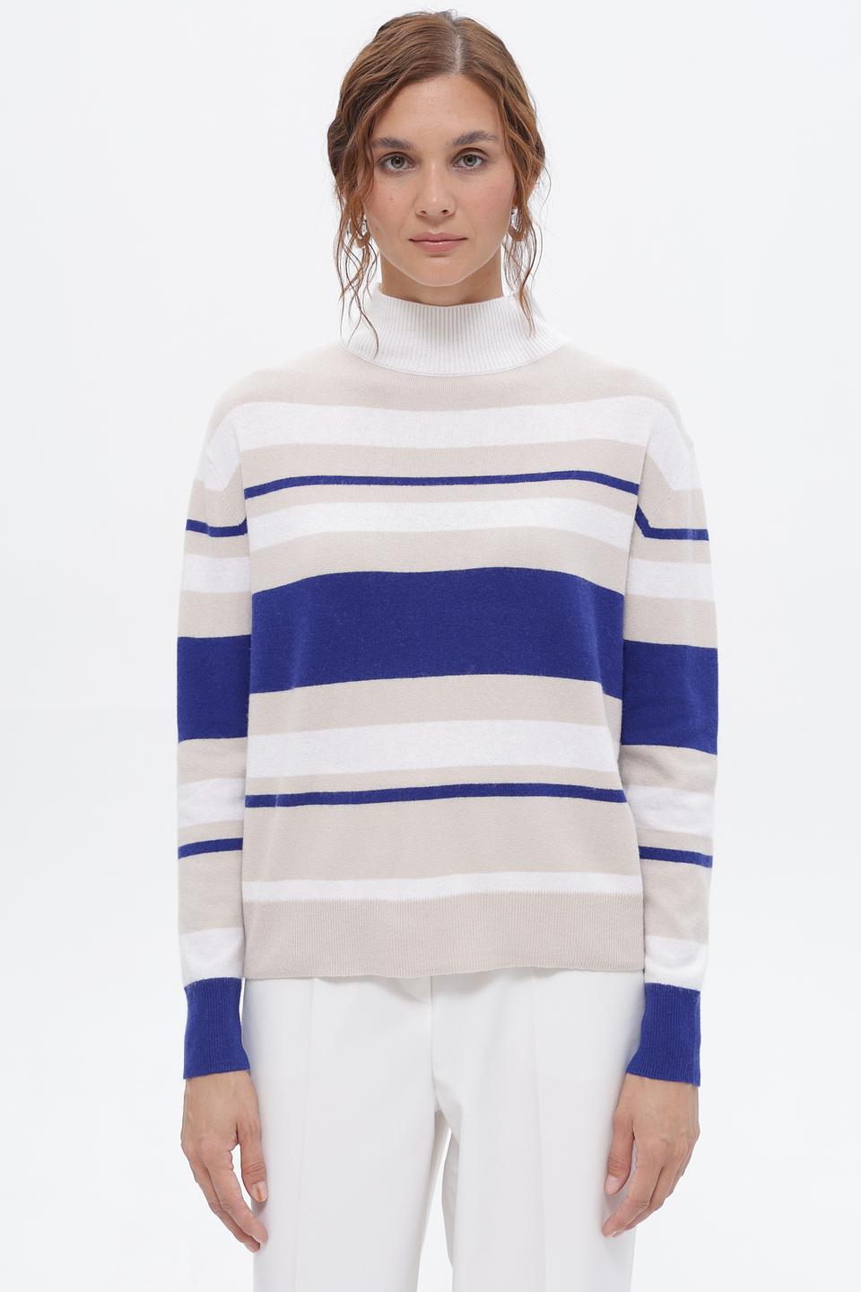 Пуловер Pezzo в полоску